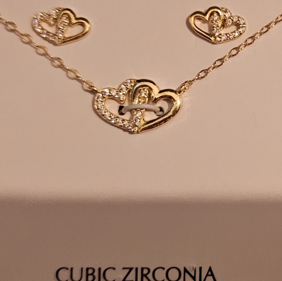 Giani Bernini 2-Pc. Double heart matching set, NWT. - Picture 5 of 7